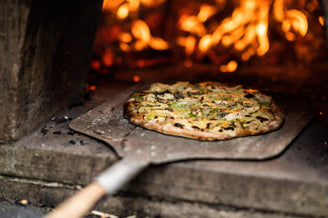 Chicken, Leek and Cheese Pizza with YQ Flour Dough