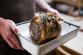 Roast Boneless Rib of Beef & Gravy, by Gill Meller