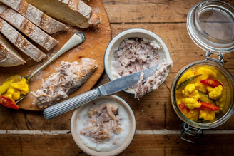 Pork Rillettes with Piccalilli | Pipers Farm Recipe
