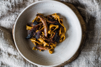 Braised Scrag End of Mutton with Tomatoes & Tagliatelle | Pipers Farm Recipe