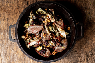Warm Salad of Duck, Radicchio & Beetroot | Pipers Farm Recipe
