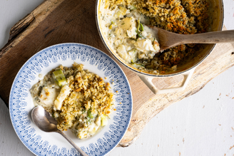 Ling, Leek & Lemon Pie.