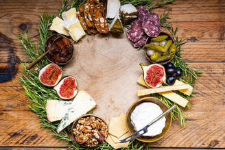 Christmas Wreath Cheese Board | Pipers Farm Christmas Recipe