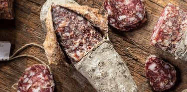 A selection of sliced, ethical charcuterie from Westcombe.