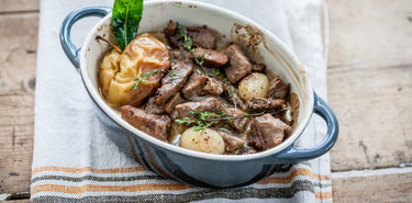A slow cooked meal with native breed pork