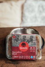 Benyfit, Succulent Beef Complete Raw Dog Food