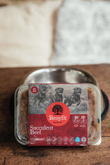 Benyfit, Succulent Beef Complete Raw Dog Food