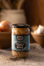 Organic White Beans, Naturally Preserved In Water and Salt