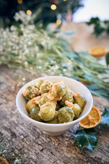 Sprouts with Miso and Parmesan