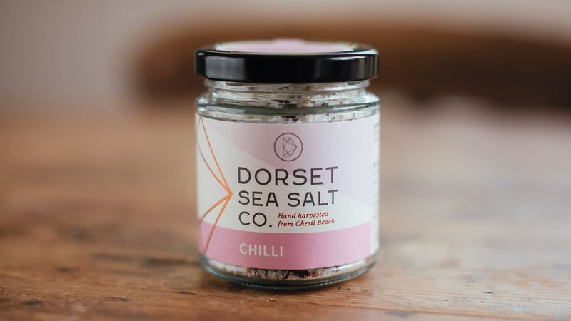Chilli Sea Salt, Hand Harvested in Dorset and Blended For a Fiery Twist on Classic Sea Salt