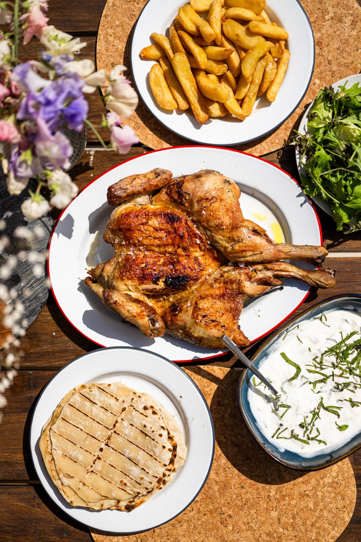 Properly Free Range Spatchcock Chicken