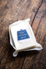 White Lake Fetish Feta-Style Cheese, A Rich And Creamy Artisan Cheese Made From Sheep’s Milk, Perfect For Salads And Cooking.