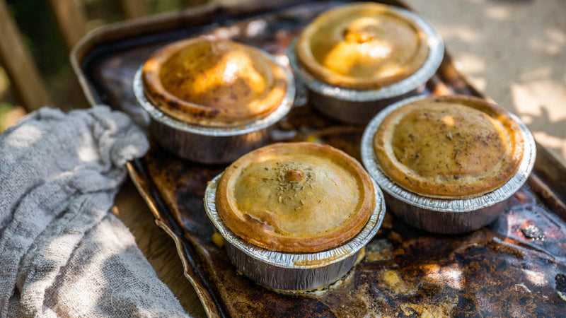 Handmade Spiced Butternut, Spinach & Feta Pies