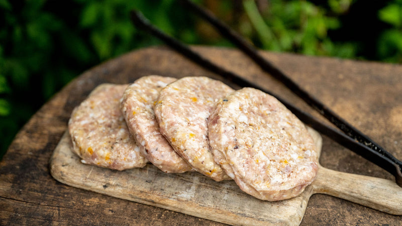 Lean free-range turkey burgers