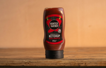 Hunter & Gather, Spicy Chipotle Ketchup | Natural Small Batch Sauces Delivered Next Day Delivery Straight To Your Door | Pipers Farm Pantry Staples