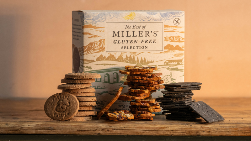 The Best of Miller's gluten-free crackers and biscuits for cheese