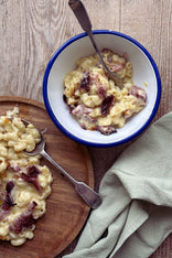 Mac and Cheese with Pulled Gammon & Vintage Cheddar