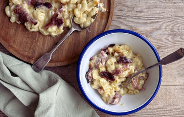 Mac and Cheese with Pulled Gammon & Vintage Cheddar