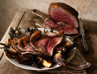 Roasted and Sliced Silverside Beef Joint, Made Using 100% Grass Fed Beef. 