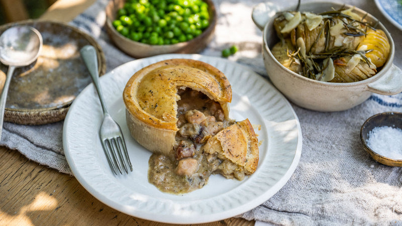 Handmade Chicken & Bacon Pies
