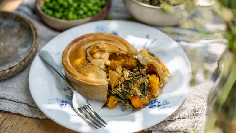 Handmade Spiced Butternut, Spinach & Feta Pies