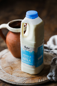 Riverford Dairy Whole Organic Milk | 2 litres | Buy Online Delivered Direct To Your Door Next Day Delivery by Pipers Farm