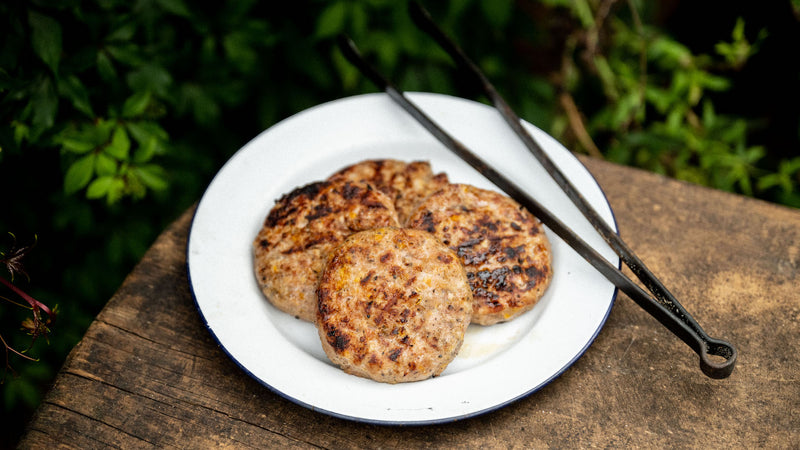 Lean free-range turkey burgers