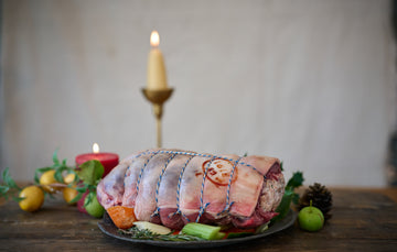 Boneless Leg of Lamb Stuffed with Festive Redcurrant Stuffing