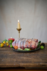 Boneless Leg of Lamb Stuffed with Festive Redcurrant Stuffing