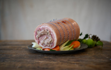 Cranberry & Rosemary Stuffed Porchetta