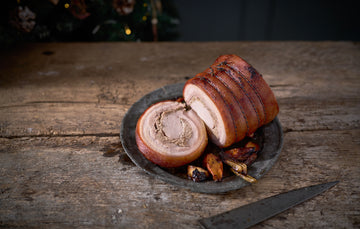 Cranberry & Rosemary Stuffed Porchetta