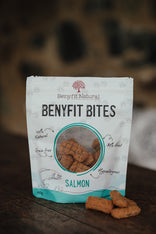 Benyfit Naturals Natural Dog Treats Salmon Bites.