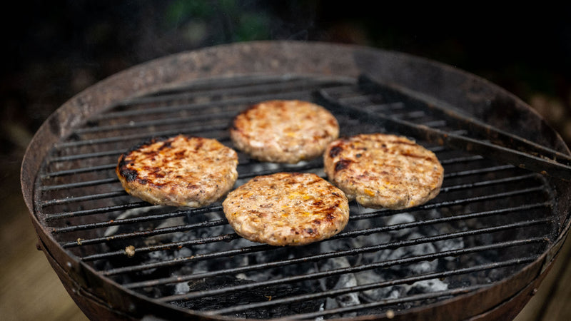 Lean free-range turkey burgers