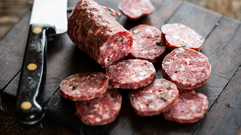 Somerset Charcuterie Whole Black Pepper & Garlic Salami
