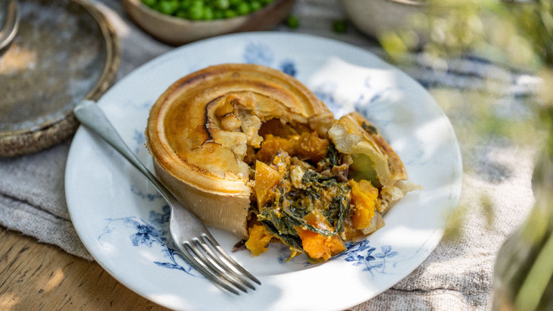 Handmade Spiced Butternut, Spinach & Feta Pies