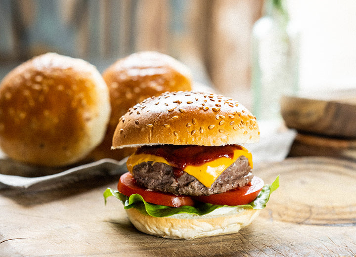 Grass Fed Beef Steak Burgers - Properly Natural Burgers 