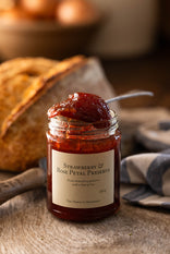 The Newt Somerset, Strawberry & Rose petal Preserve, Perfect for Spreading on Toasted Sourdough