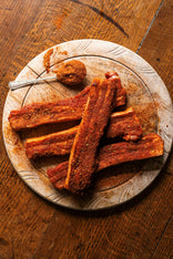 Smoked Hickory Pork Belly Strips