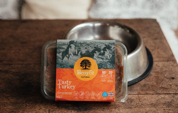 Vet Approved Natural Dog Food, Made with Raw Turkey & Offal. Complete and Balanced Adult Dog Food.