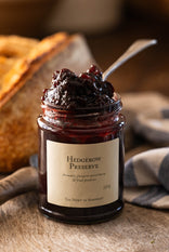 Jar of Hedgerow Preserve made with Handpicked Seasonal Fruits from The Newt in Somerset.