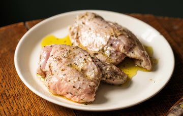 Garlic & Herb Properly Free Range Chicken Thighs On The Bone