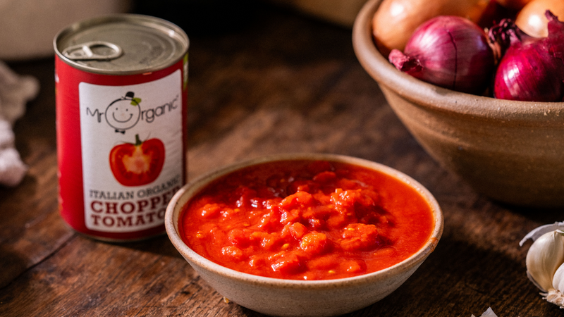 Mr Organic, Chopped Tomatoes