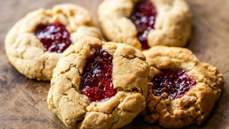 Willow & Finch handmade white chocolate and raspberry cookies