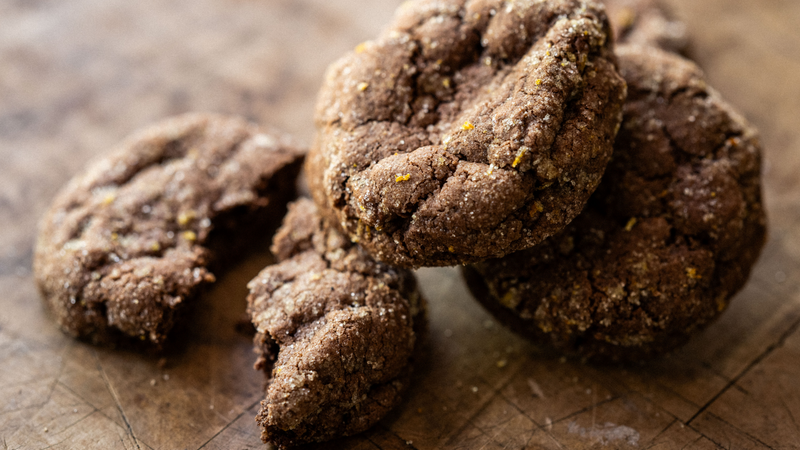Willow & Finch handmade chocolate orange cookies