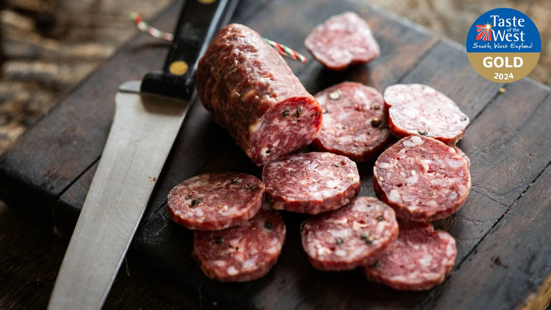 Somerset Charcuterie, Black Pepper & Garlic Salami