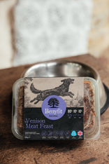 Venison Meat Feast, Raw Dog Food By Benyfit.