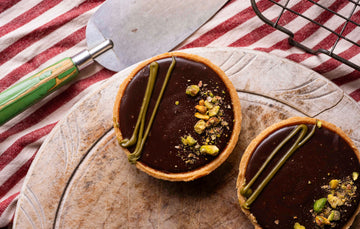 Chocolate & Pistachio Tarts