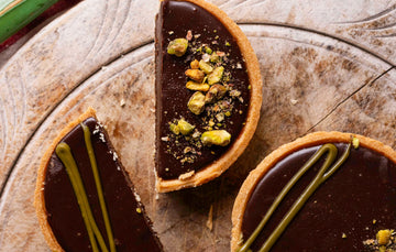 Chocolate & Pistachio Tarts