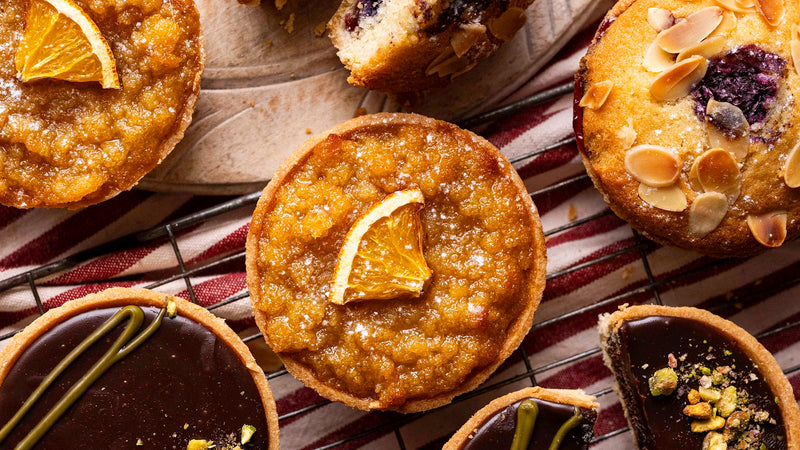 Chocolate & Pistachio Tarts