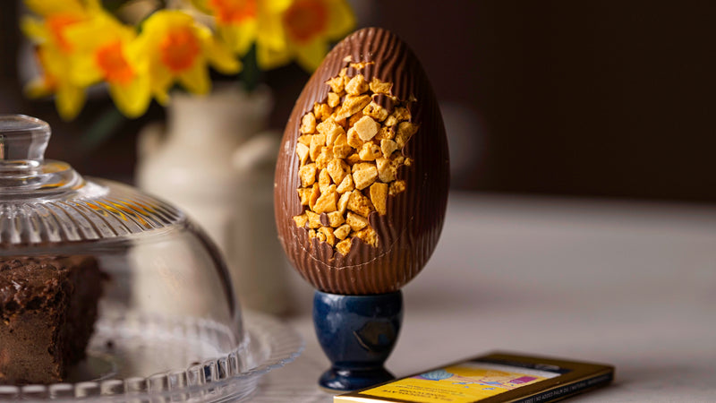 Handmade Honeycomb Easter Egg